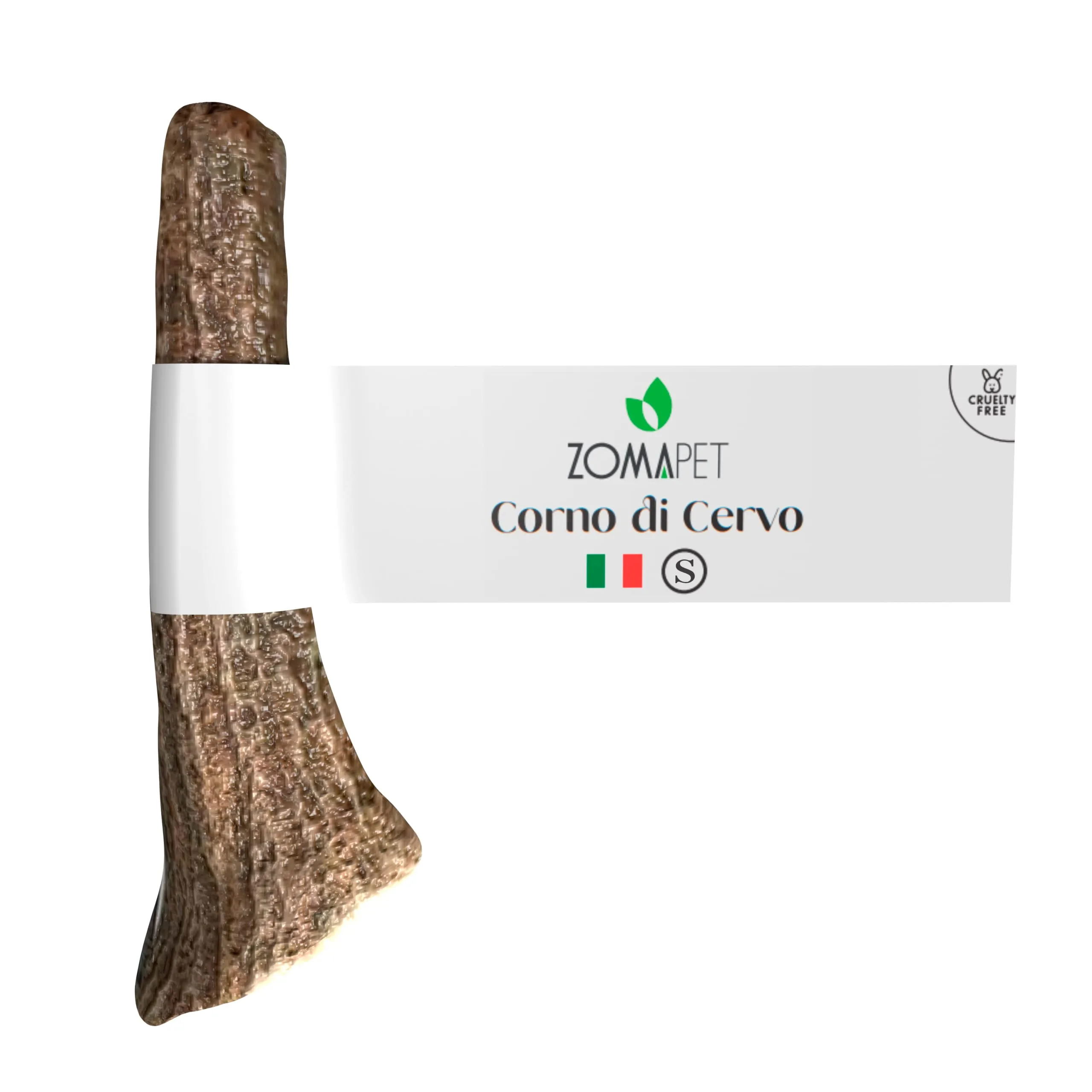 ZOMAPET Corno di Cervo per Cani, 100% Naturale, Taglia S - immagine 1