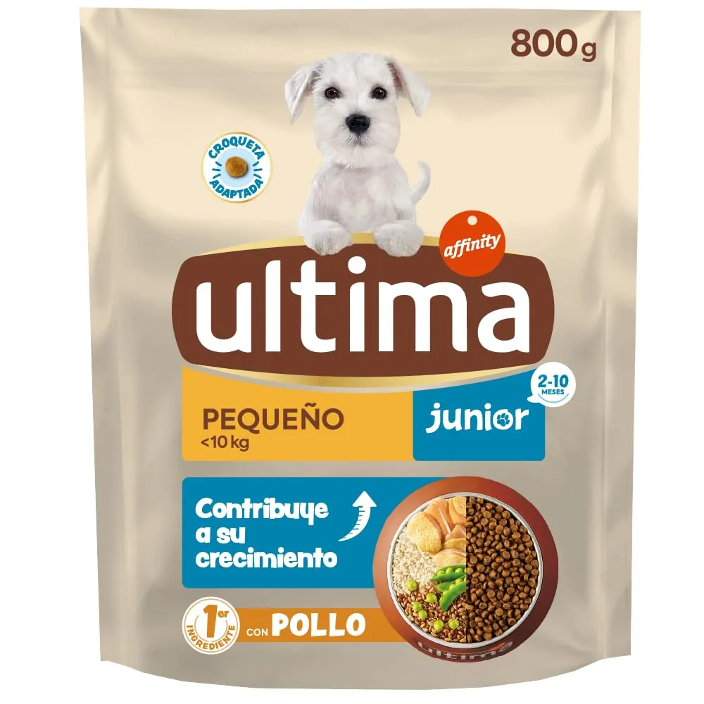 Ultima Junior Piccola Taglia Pollo - Crocchette per cani - 8 x 800g (6,4kg) - immagine 2