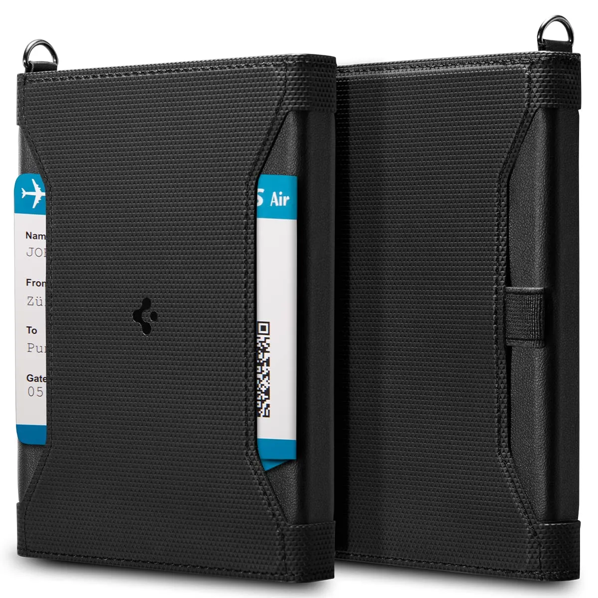Spigen Porta Passaporto RFID Portafoglio da Viaggio con 4 Slot - immagine 1