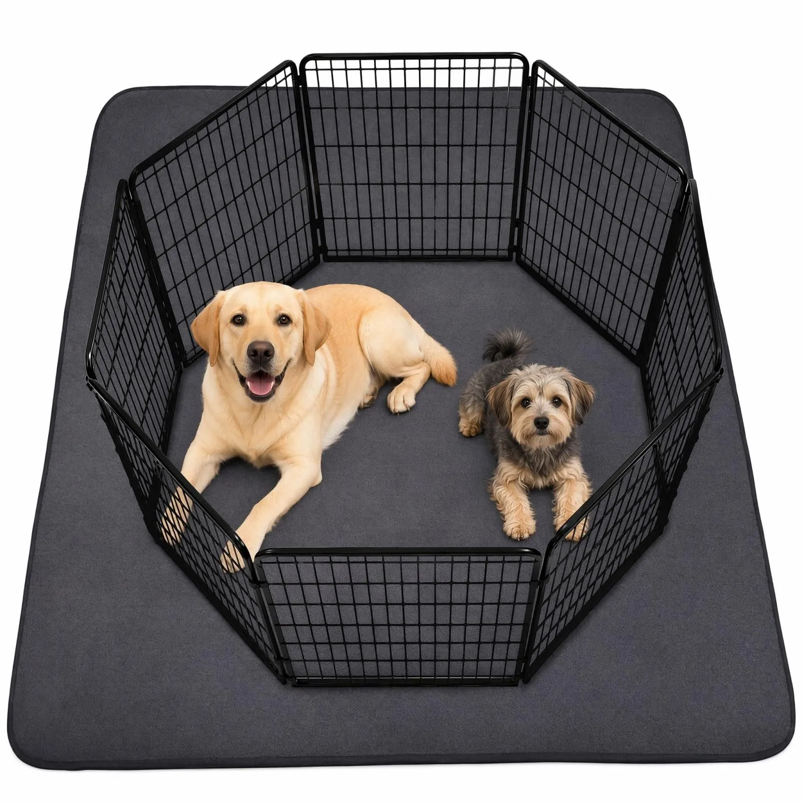 Mulyenwa Traversine Cani Lavabili e Riutilizzabili, Tappetini Assorbenti 182x182 cm - immagine 1