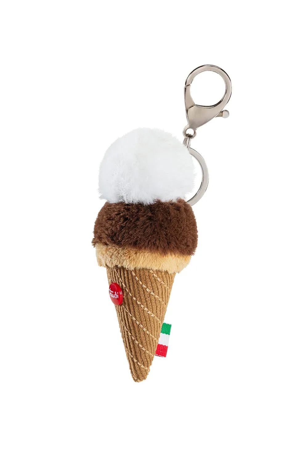 Trudi Peluche Portachiavi Italian Icons Gelato Cono XXS, 3.5x14x3.5 cm - immagine 3
