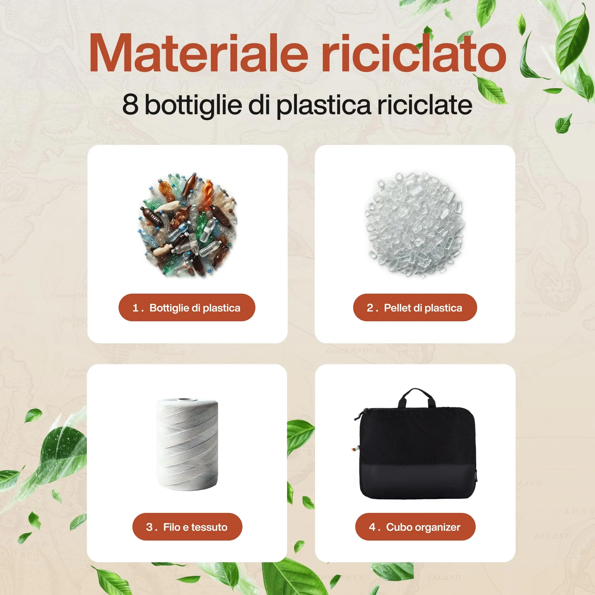 Travel Dude Organizer Valigia con Compressione, Packing Cubes Salvaspazio, Set di 4, Nero - immagine 5
