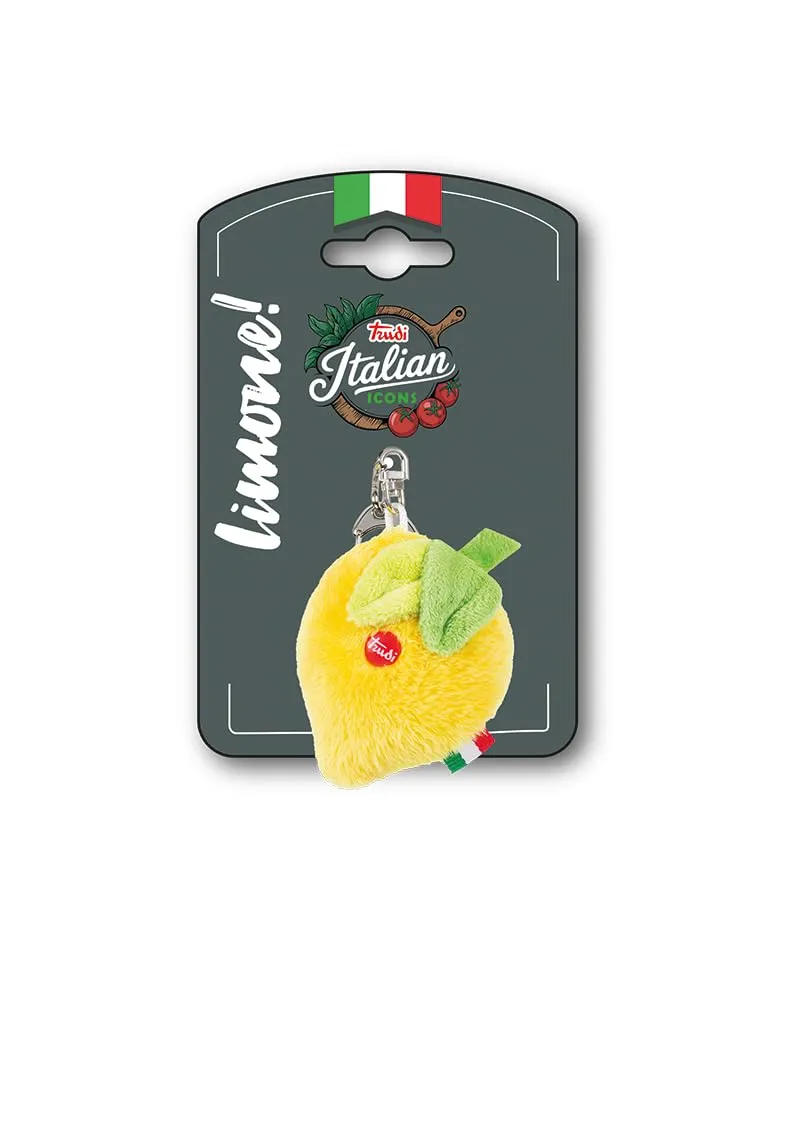 Trudi Peluche Portachiavi Italian Icons Limone, 4,5x12x5 cm - immagine 3