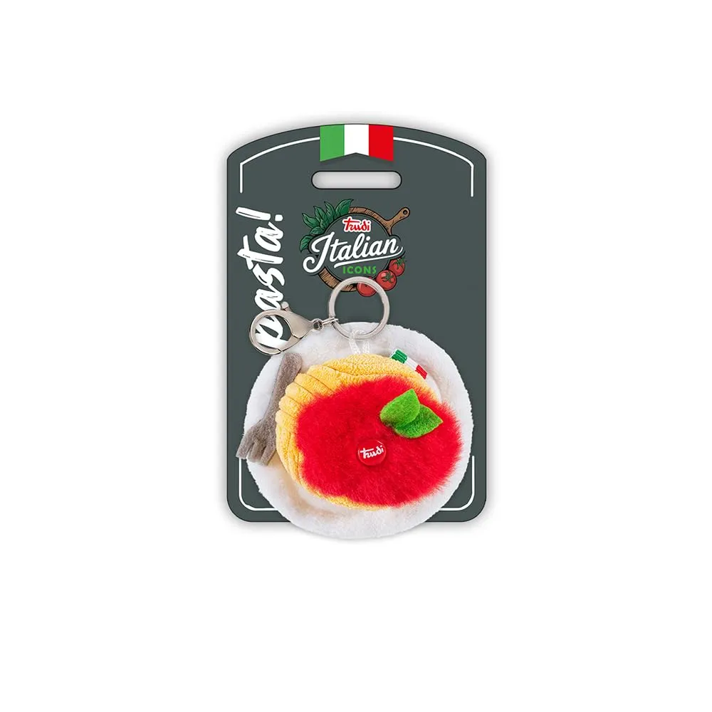 Trudi Peluche Portachiavi Italian Icons Pasta XXS 7x14x4,5 cm - immagine 4