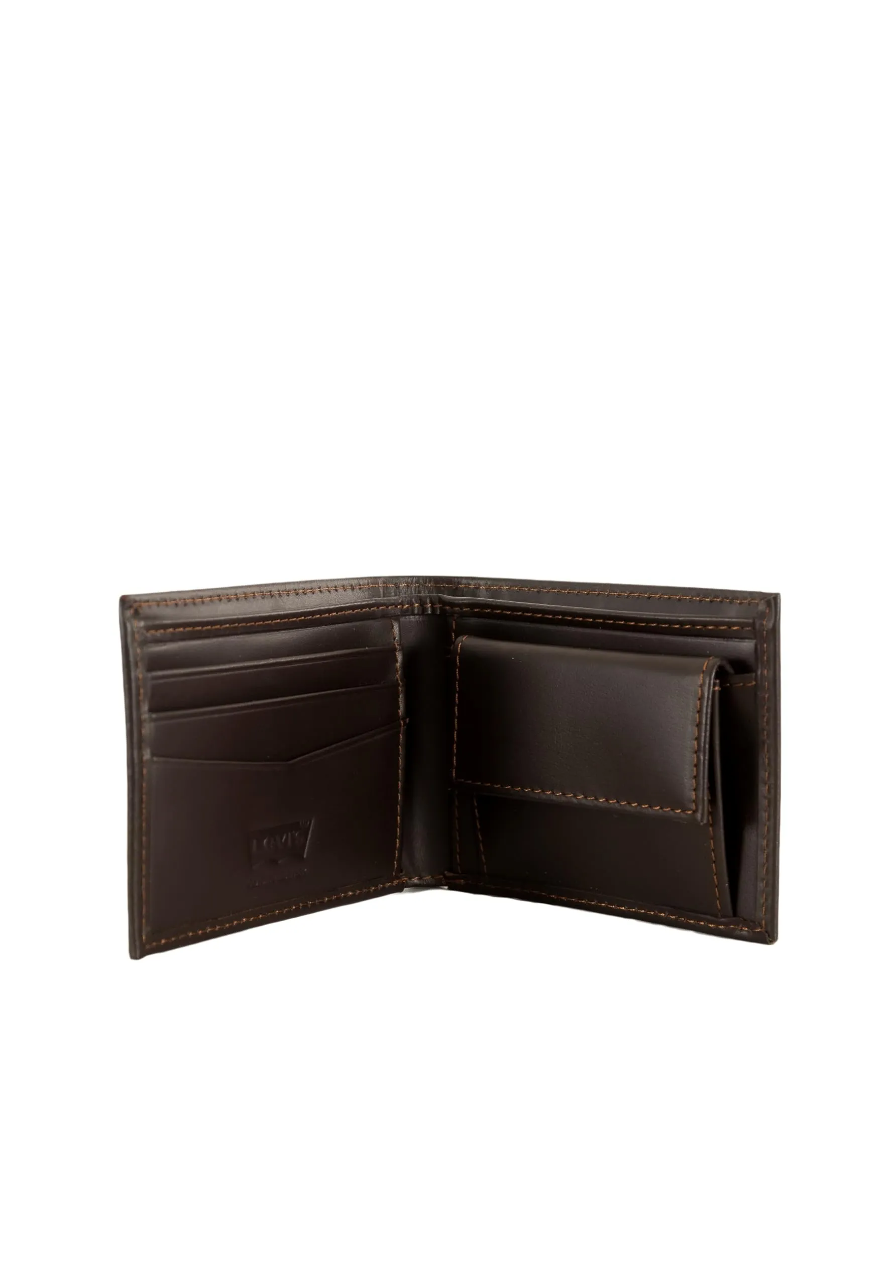 Levi's Casual Classics Hunte Coin Bifold Wallet - Dark Brown - immagine 3