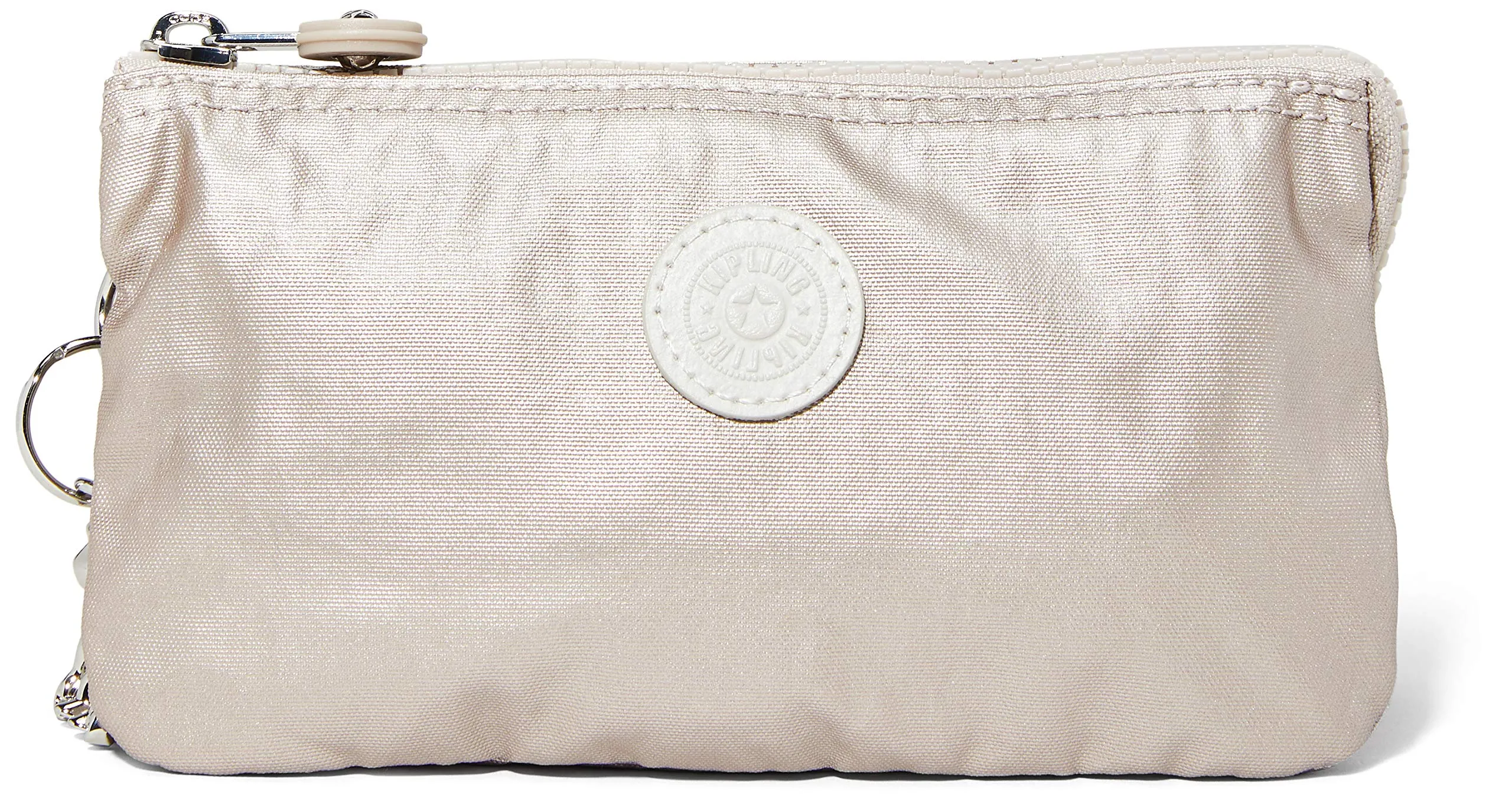 Kipling Creativity L Borsa Grande Metallic Glow Argento - immagine 4