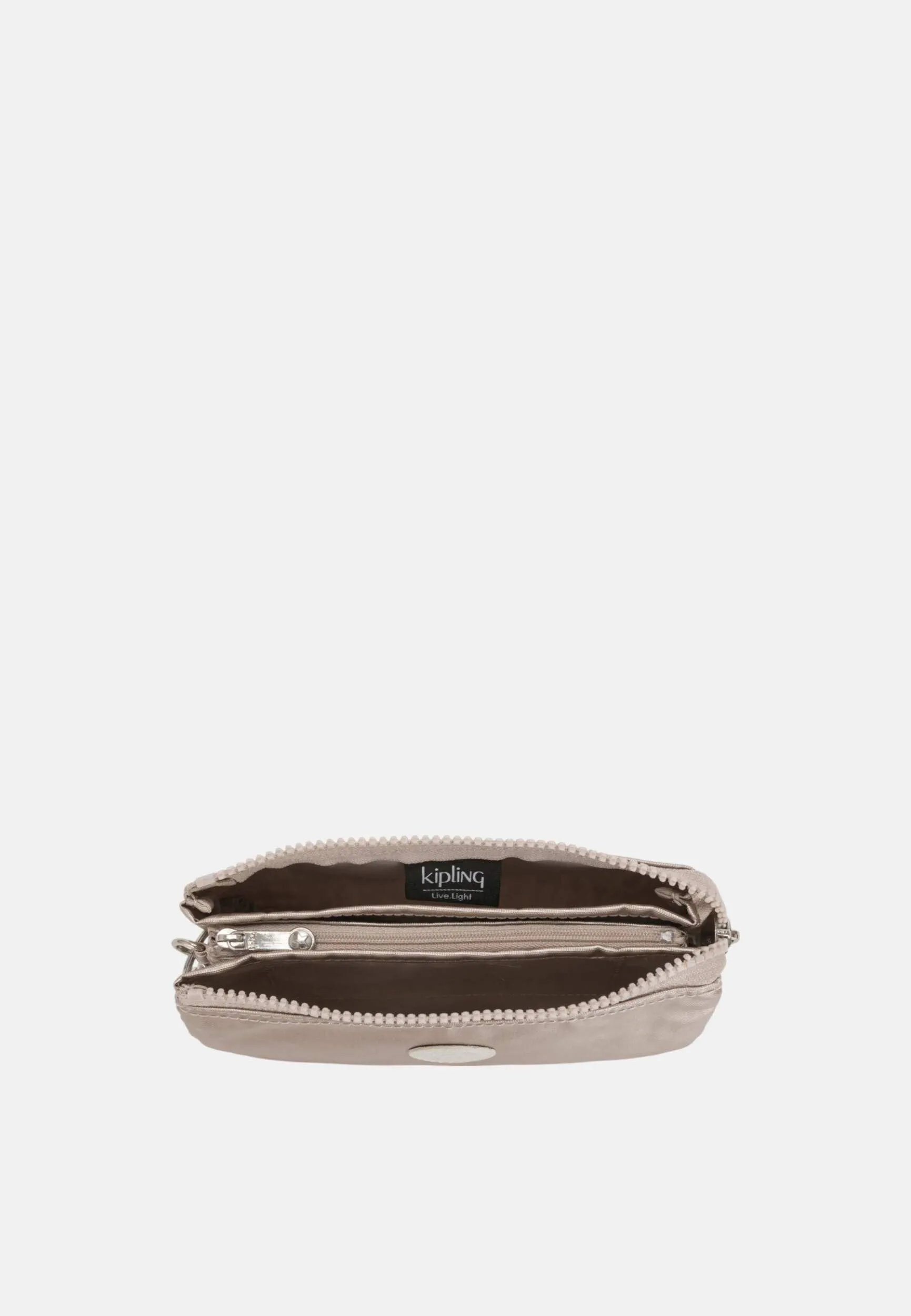Kipling Creativity L Borsa Grande Metallic Glow Argento - immagine 5