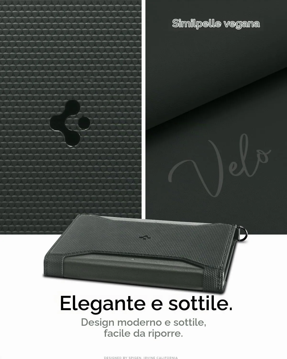 Spigen Porta passaporto RFID Portafoglio da Viaggio con 4 Slot - immagine 6