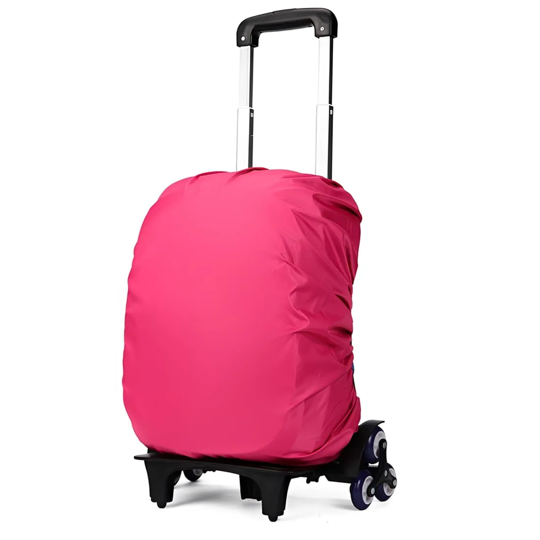 AEIXYA Coprizaino e Coprivaligia Impermeabile per Bambini e Ragazzi, Rosso Rosa, Taglia M - immagine 1