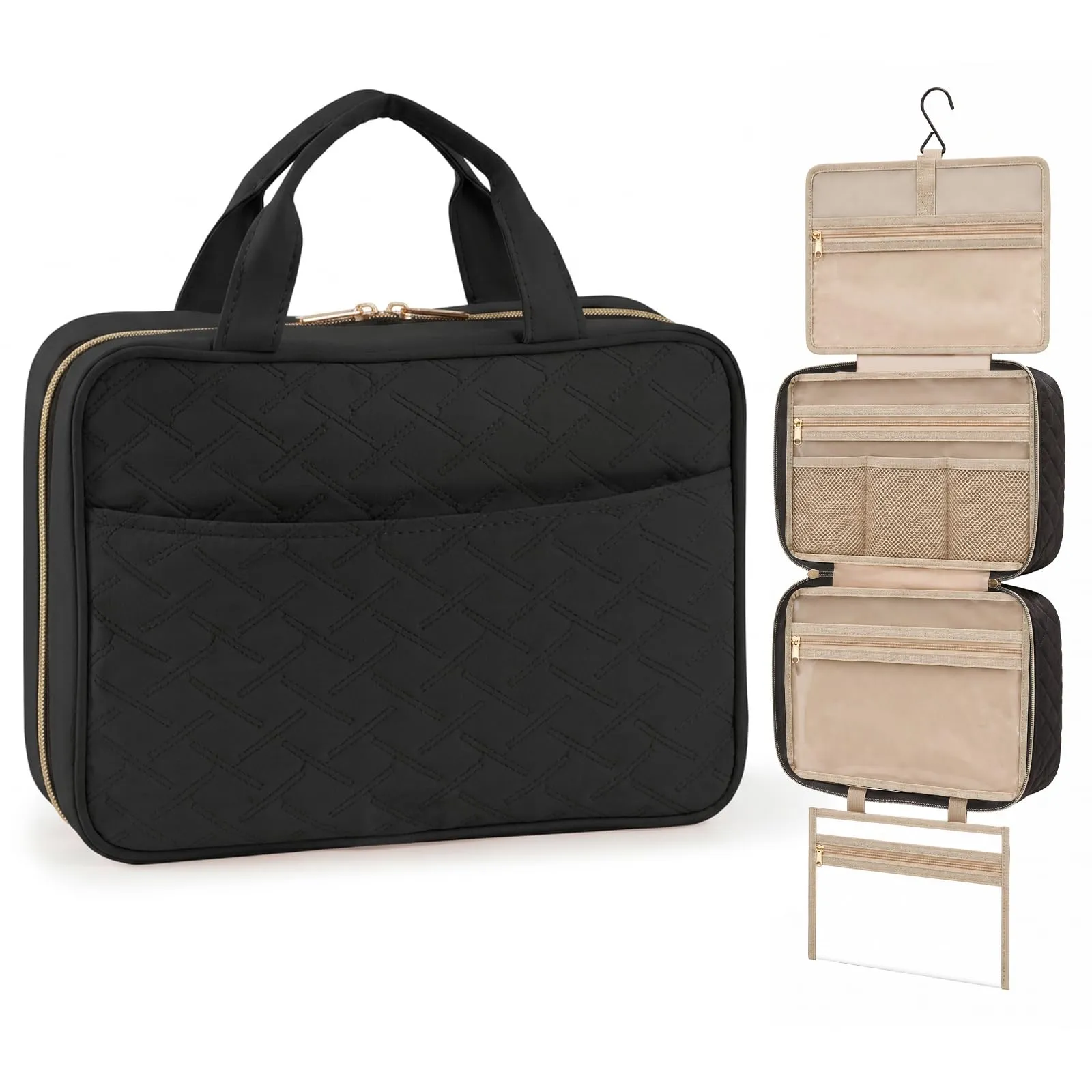 Lifewit Beauty Case da Viaggio, Trousse Trucchi Portatile, M/L - immagine 1
