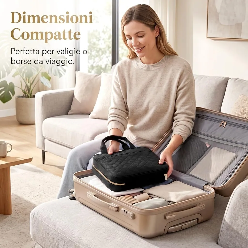 Lifewit Beauty Case da Viaggio, Trousse Trucchi Portatile, M/L - immagine 6