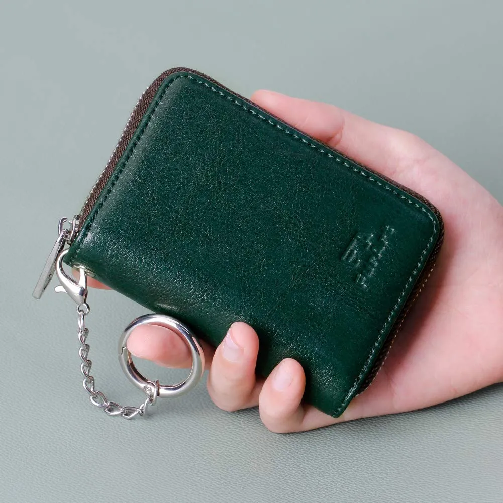 FurArt Porta Carte di Credito con Cerniera e Blocco RFID per Donna e Uomo - immagine 4