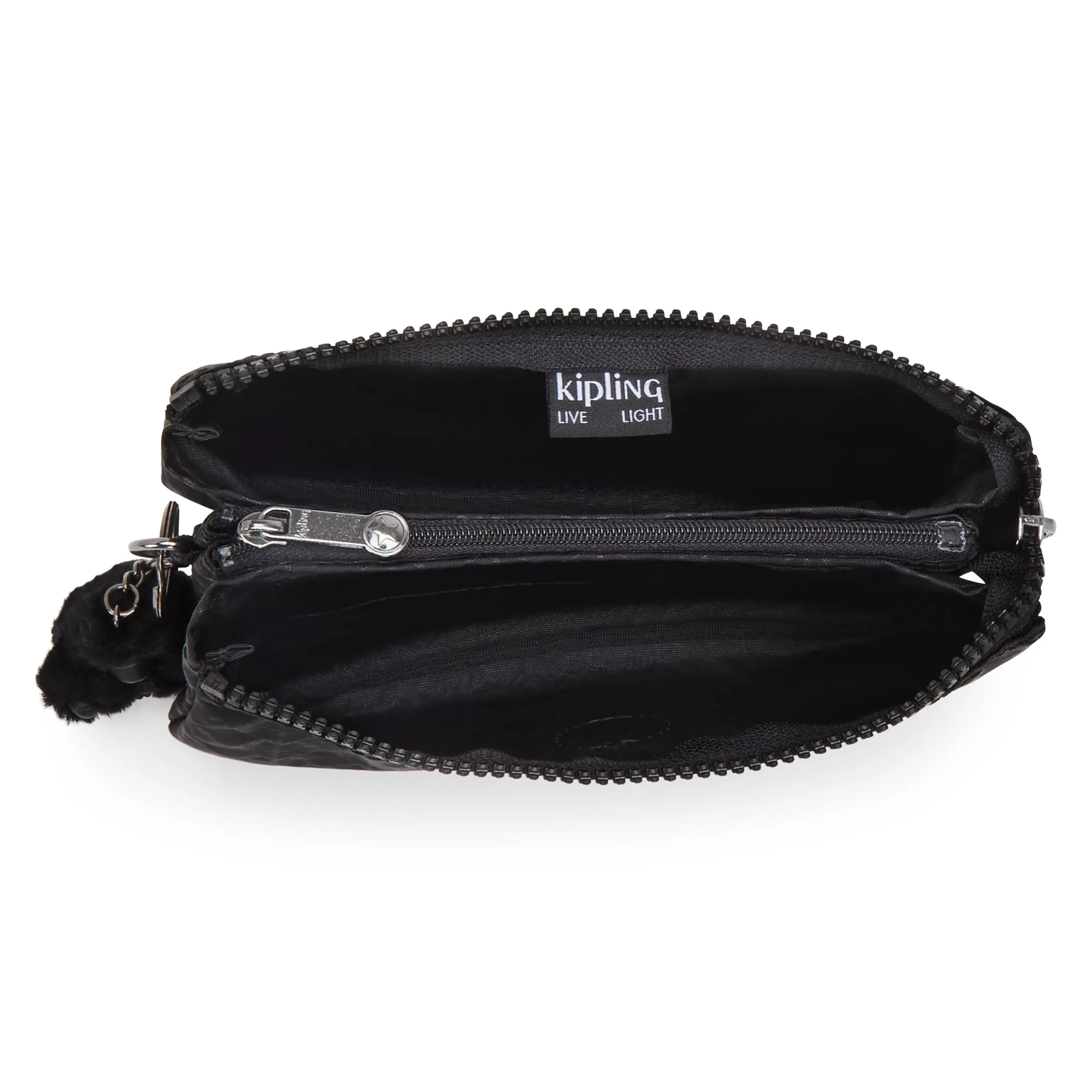Kipling Creativity L Borsa Grande Signature Emb - Nero - immagine 2