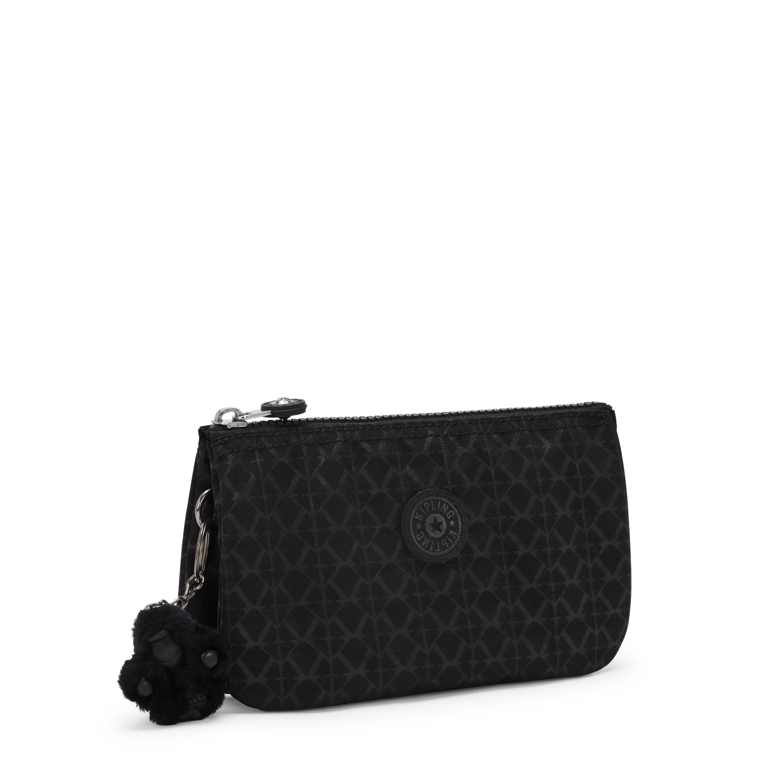 Kipling Creativity L Borsa Grande Signature Emb - Nero - immagine 4