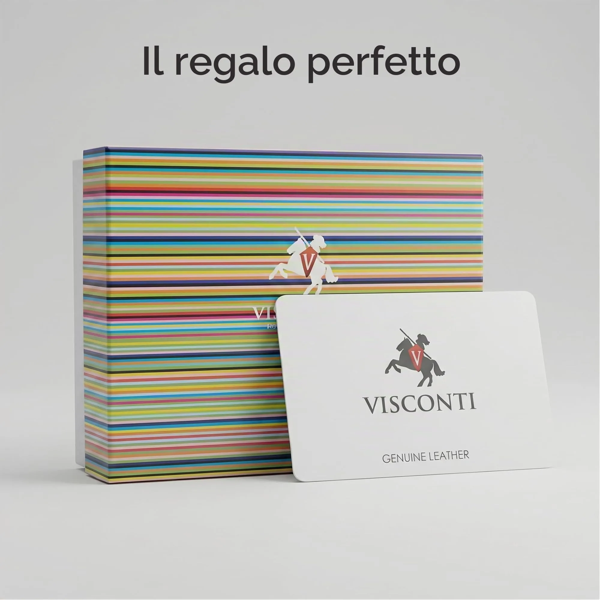 Visconti Colorado Portafoglio in Vera Pelle Unisex con Protezione RFID - Nero/Rosso - immagine 7