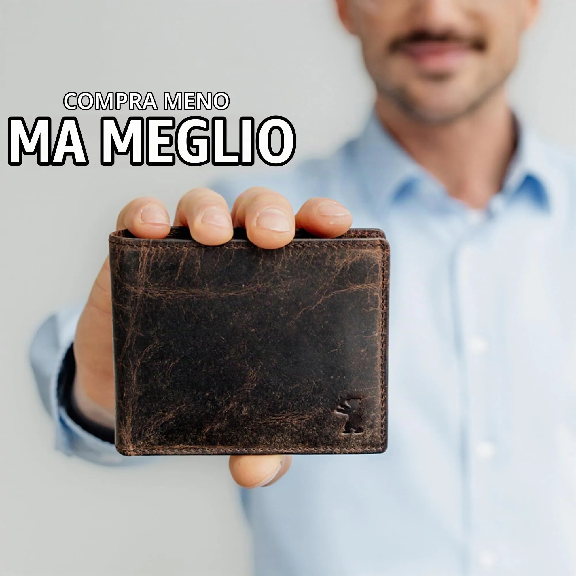 Berliner Bags Portafoglio Peter Uomo in Pelle con RFID - immagine 9