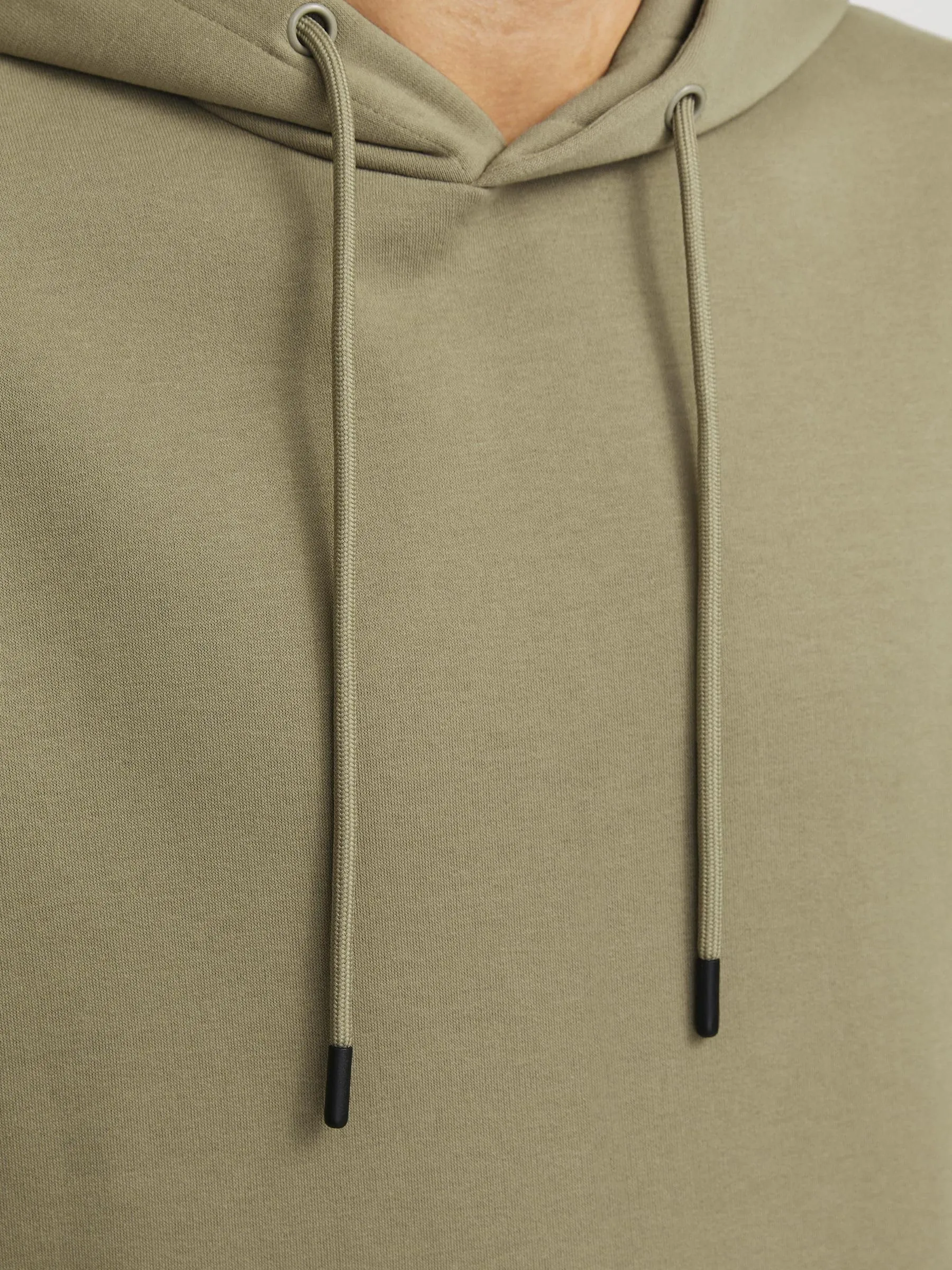 Jack & Jones Felpa con Cappuccio Tinta Unita, Coriandolo, S - immagine 5