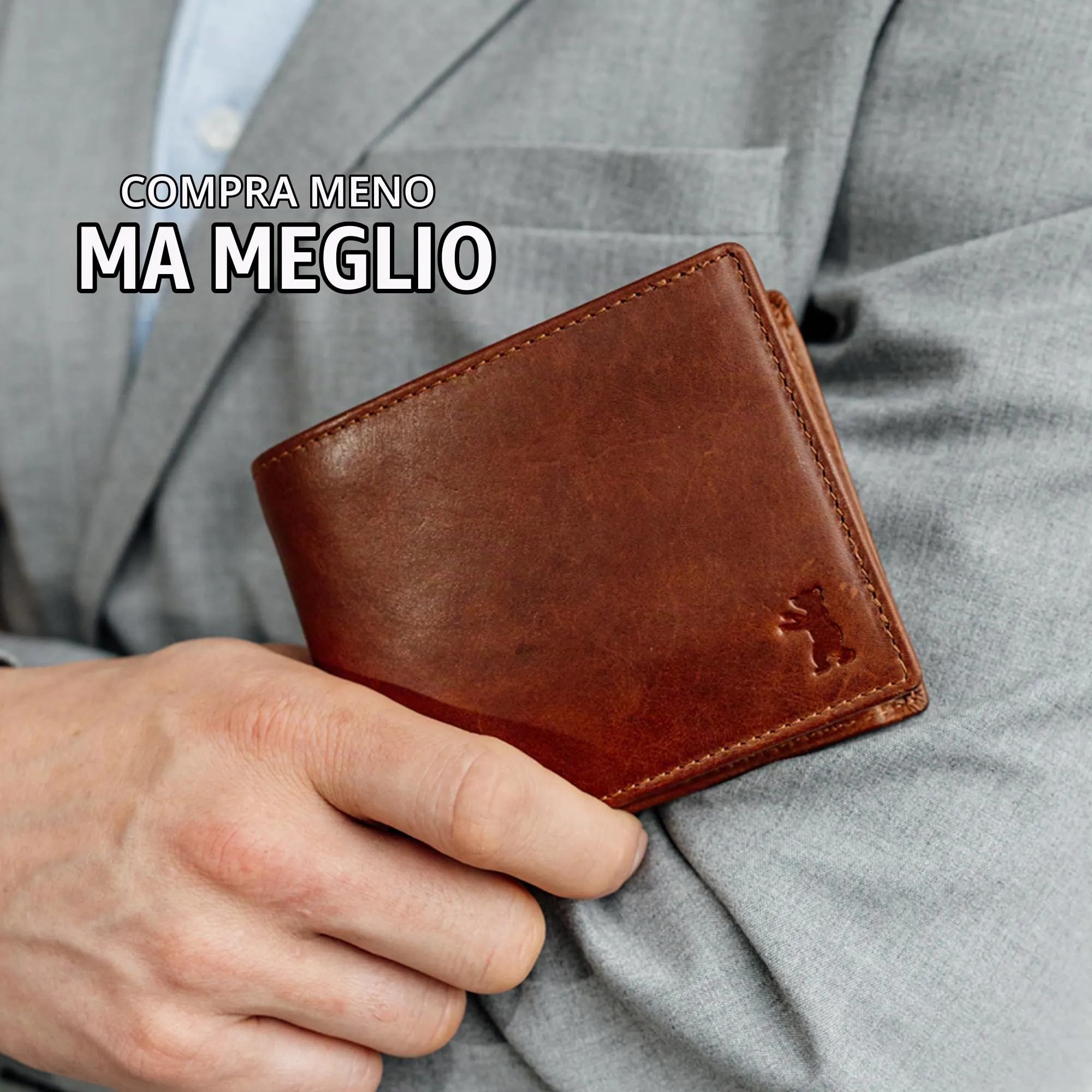 Berliner Bags Portafoglio Peter Uomo in Pelle con RFID - immagine 9