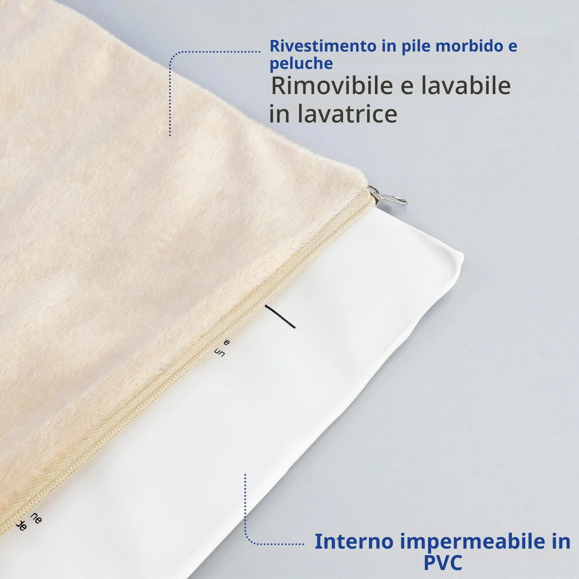 NICREW Tappetino Riscaldante per Gatti e Cani, Temperatura Regolabile, 70 x 40 cm, Cachi - immagine 2