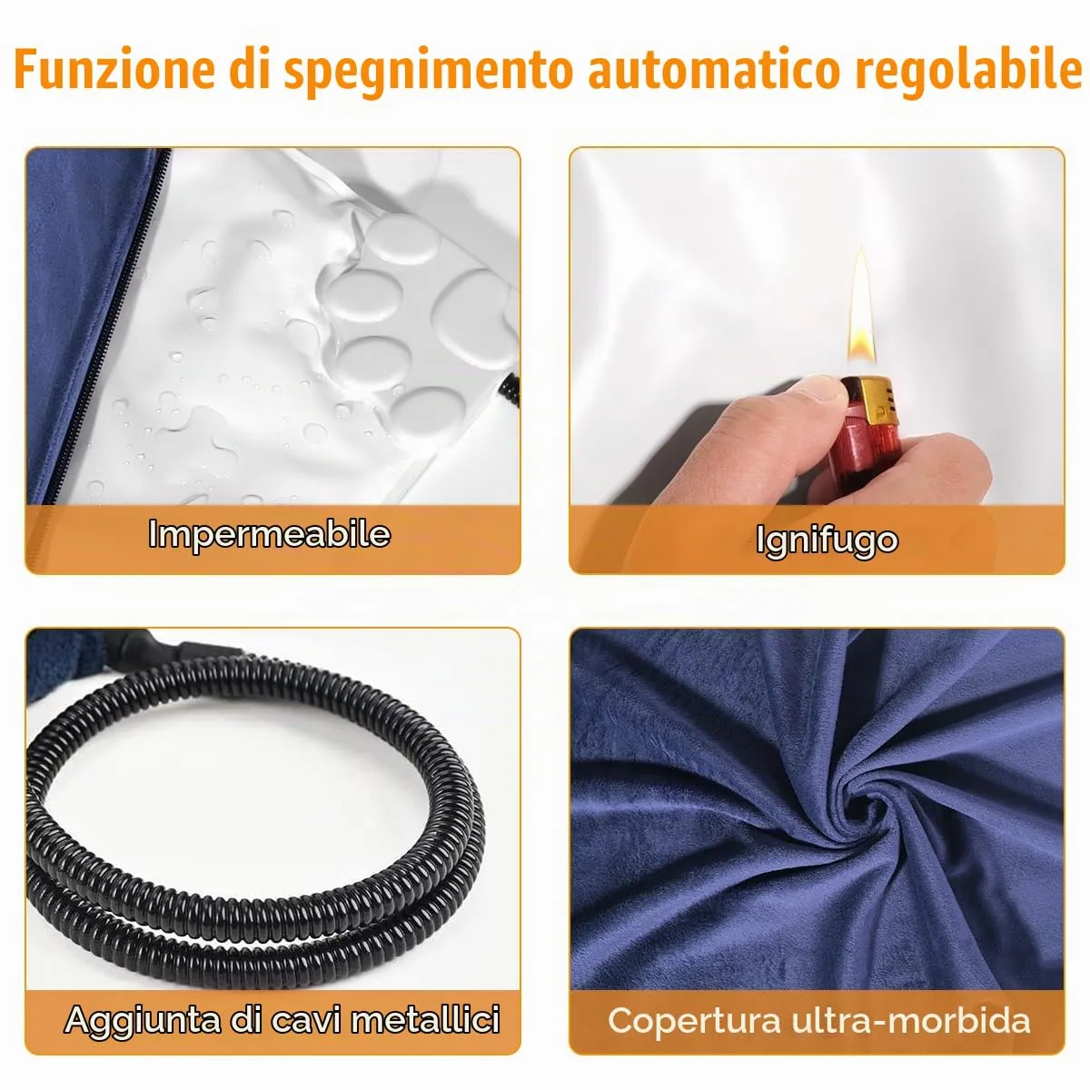 RIOGOO Tappetino Riscaldante per Cani e Gatti, Elettrico per Interni (55x45cm) - immagine 5