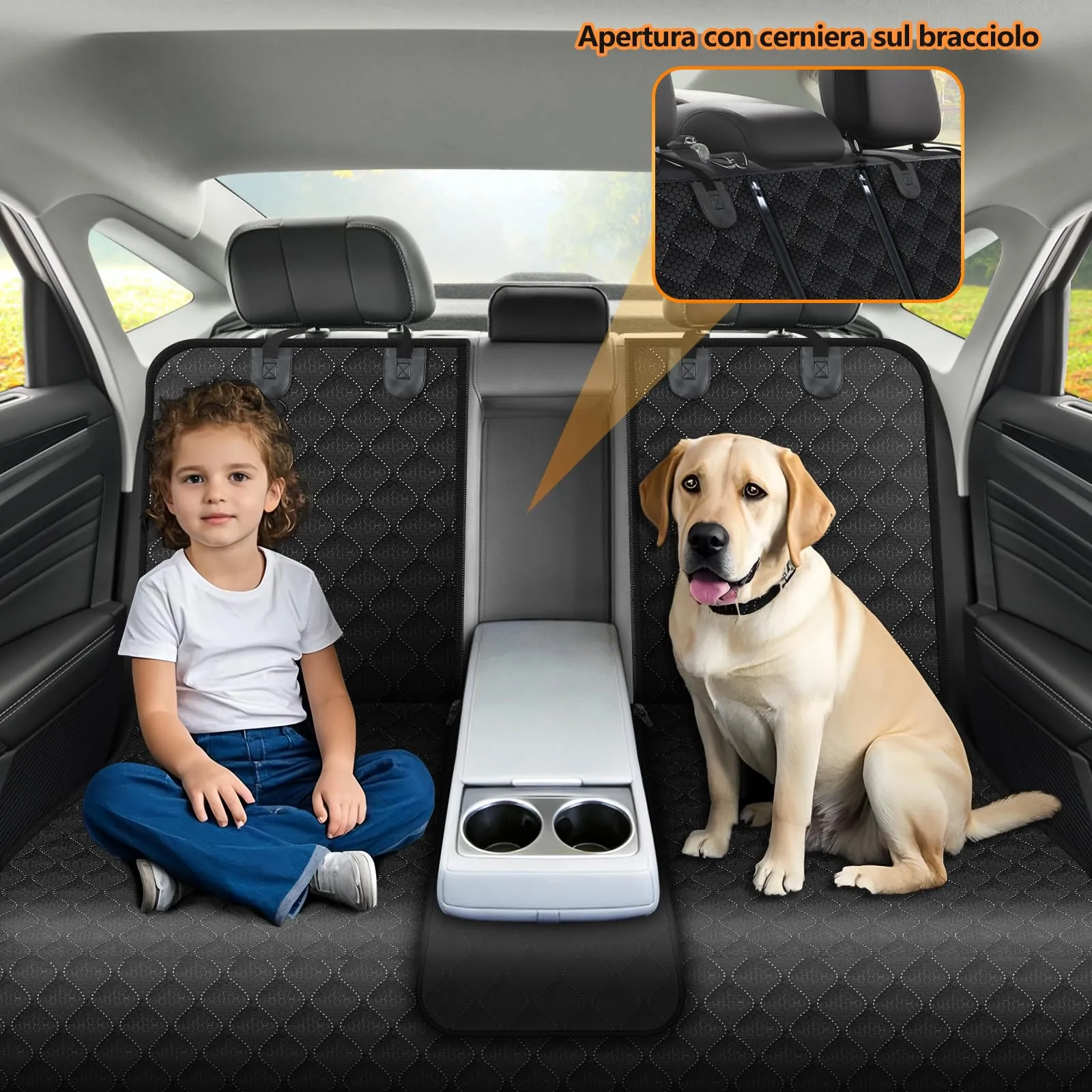 Alfheim Coprisedile Auto per Cani Resistente ai Graffi e Impermeabile - immagine 7