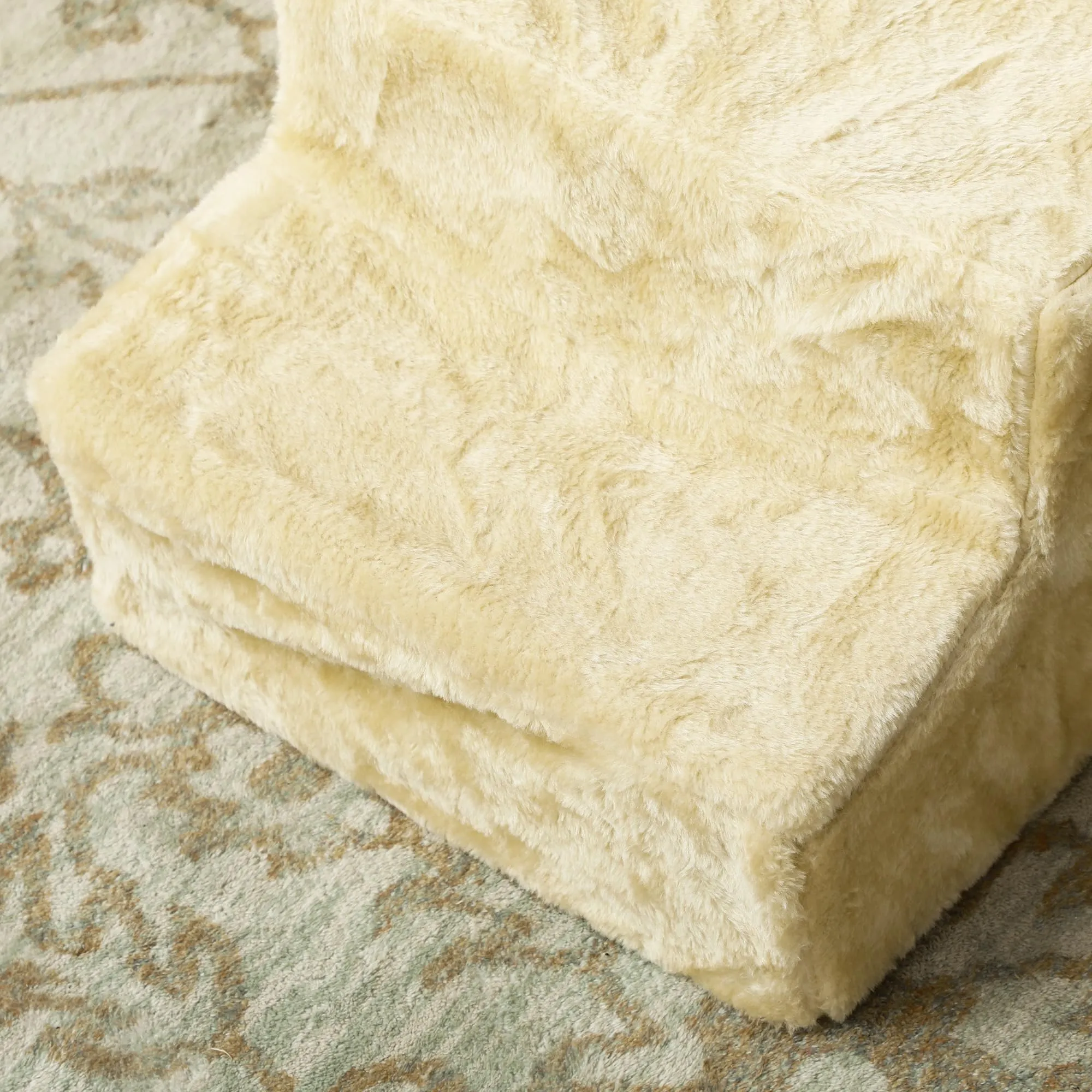 PawHut Scala per Cani e Gatti a 3 Gradini, 46x35x35 cm, Beige - immagine 9