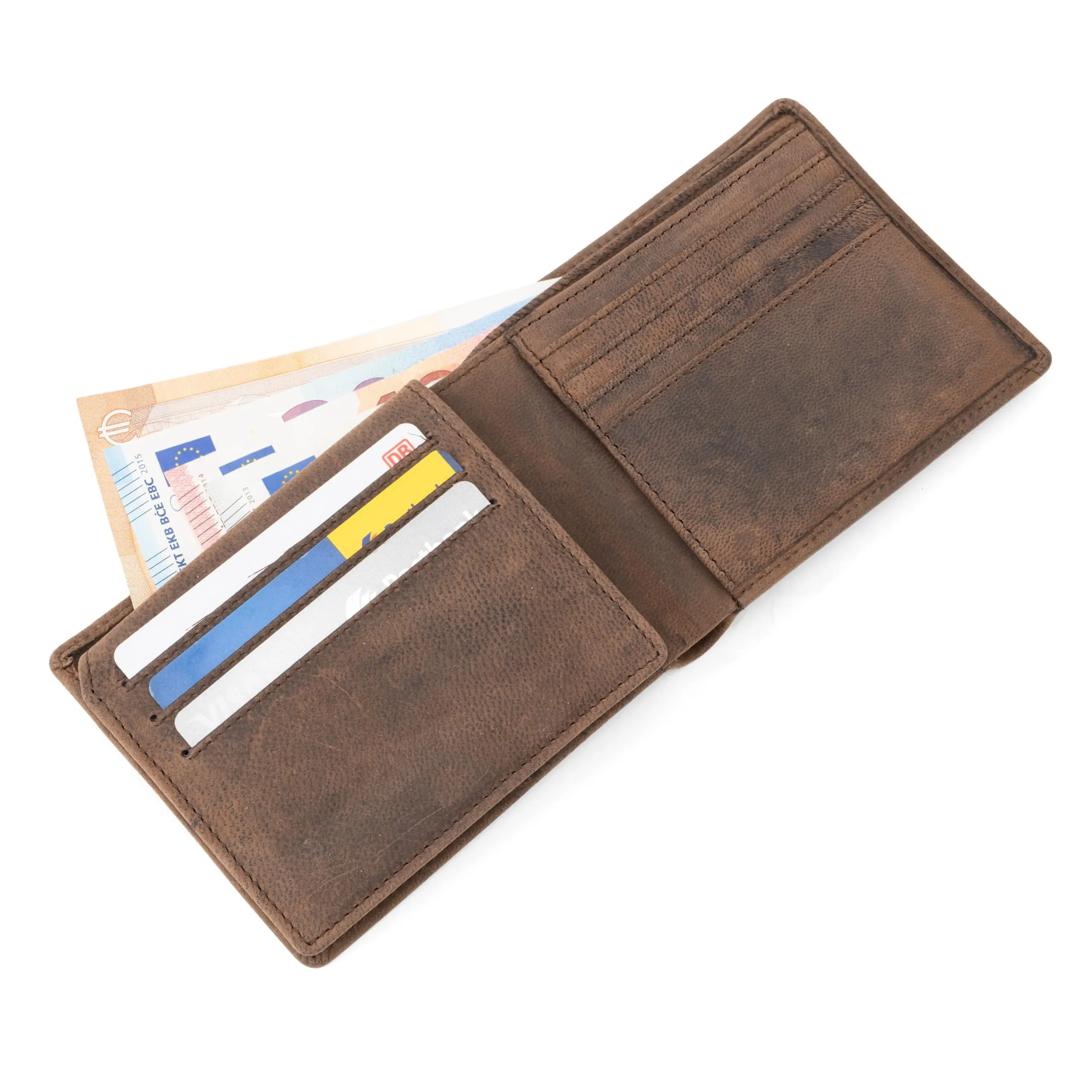 Berliner Bags Portafoglio Peter Uomo in Pelle con Porta Carte e Portamonete RFID - immagine 4