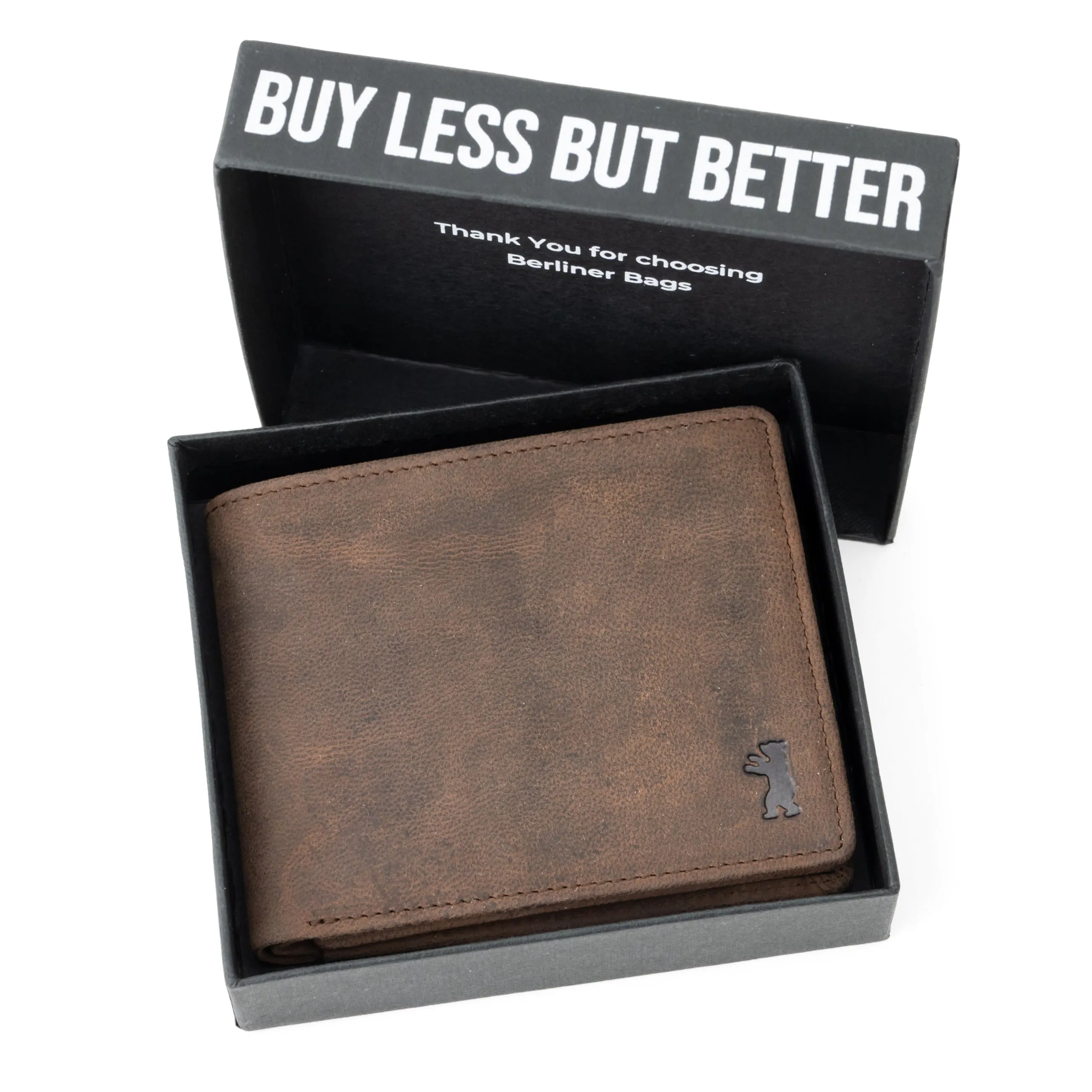 Berliner Bags Portafoglio Peter Uomo in Pelle con Porta Carte e Portamonete RFID - immagine 8