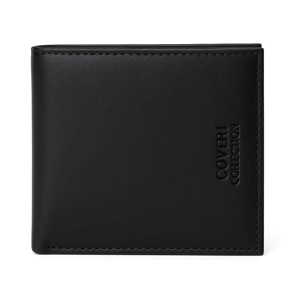 Coveri Collection Portafoglio Uomo in Vera Pelle con Protezione RFID, Nero - immagine 1
