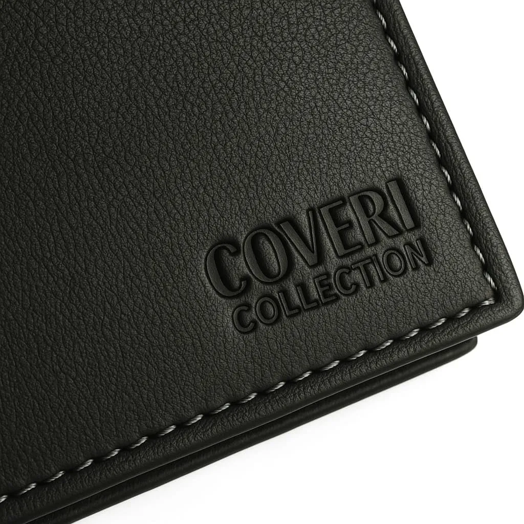 Coveri Collection Portafoglio Uomo in Vera Pelle con Protezione RFID, Nero - immagine 5