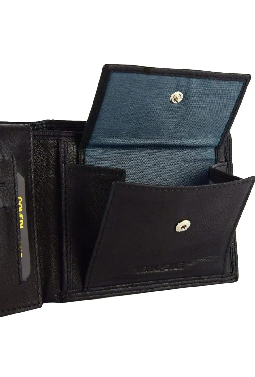 Coveri Collection Portafoglio Uomo in Vera Pelle con Protezione RFID, Nero - immagine 9