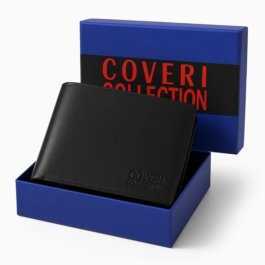 Coveri Collection Portafoglio Uomo in Vera Pelle con Protezione RFID, Nero - immagine 11