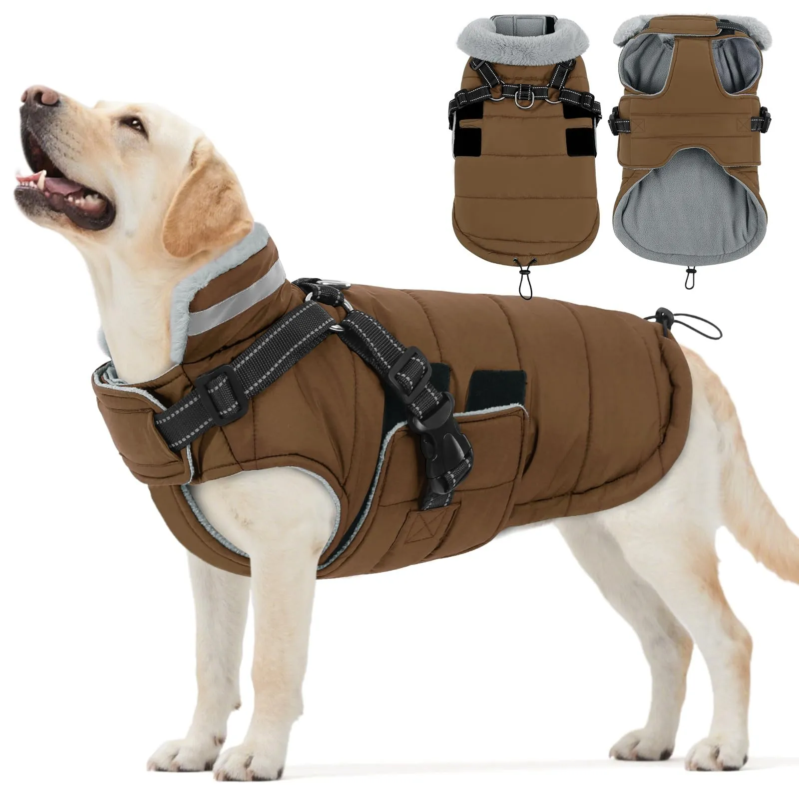 ASENKU Cappottino Cane Impermeabile, Taglia 3XL - immagine 1