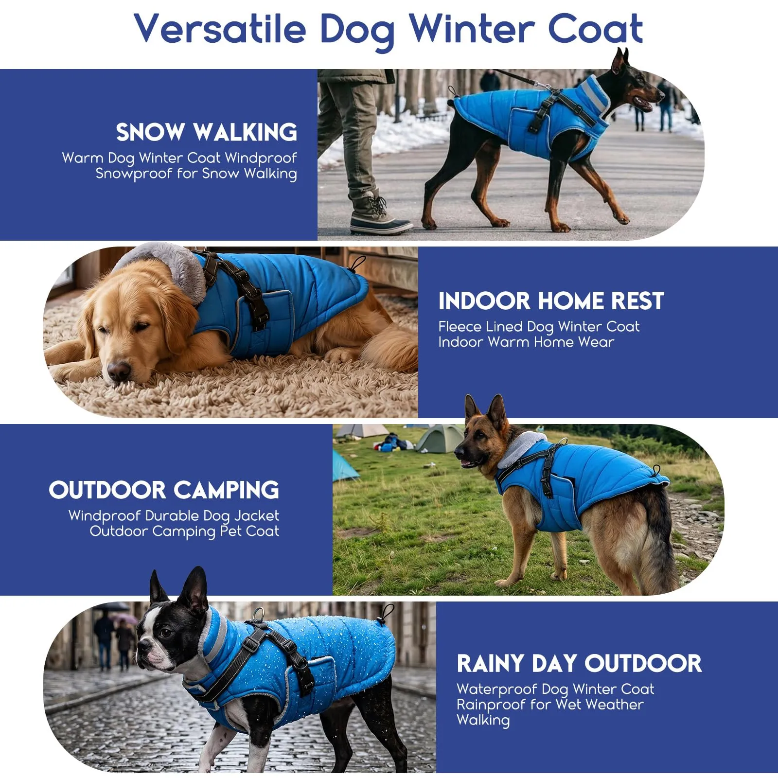 ASENKU Cappottino Impermeabile per Cane, Taglia 2XL - immagine 7
