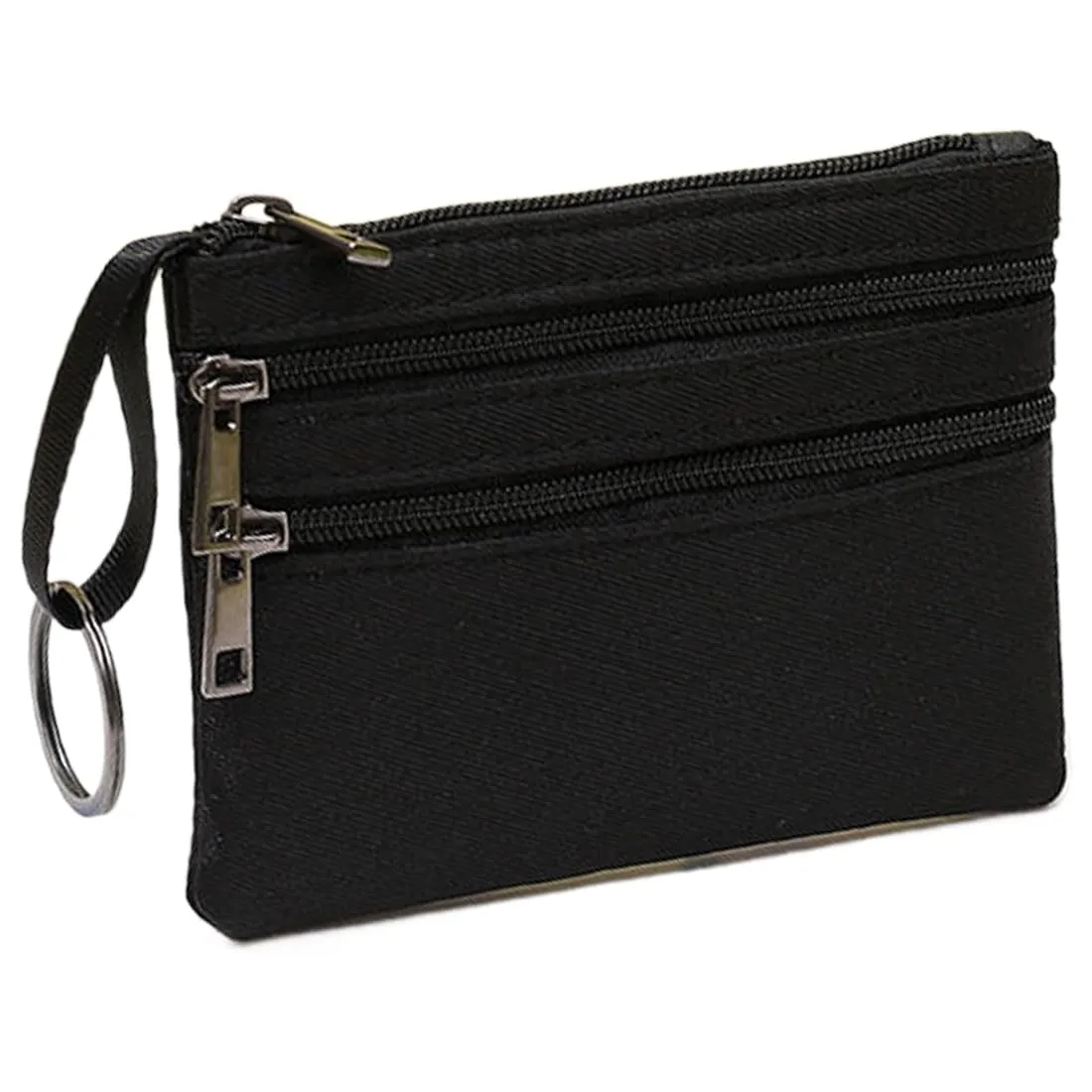 XENQITO Portamonete Slim da Uomo con Portachiavi, Mini Borsa per Monete e Banconote - immagine 1