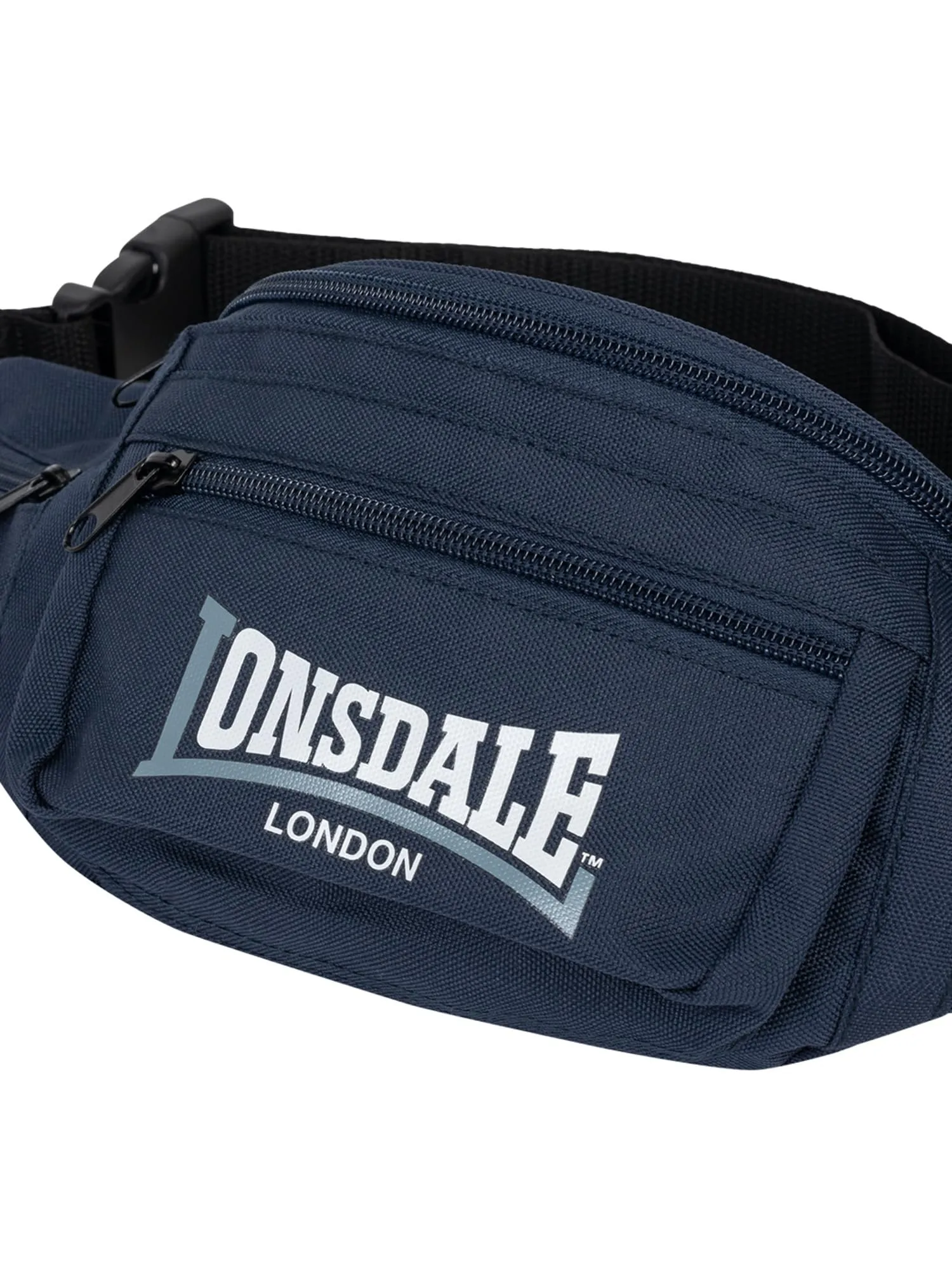 Lonsdale Hip Bag - Navy/Grey/White - One Size - immagine 3