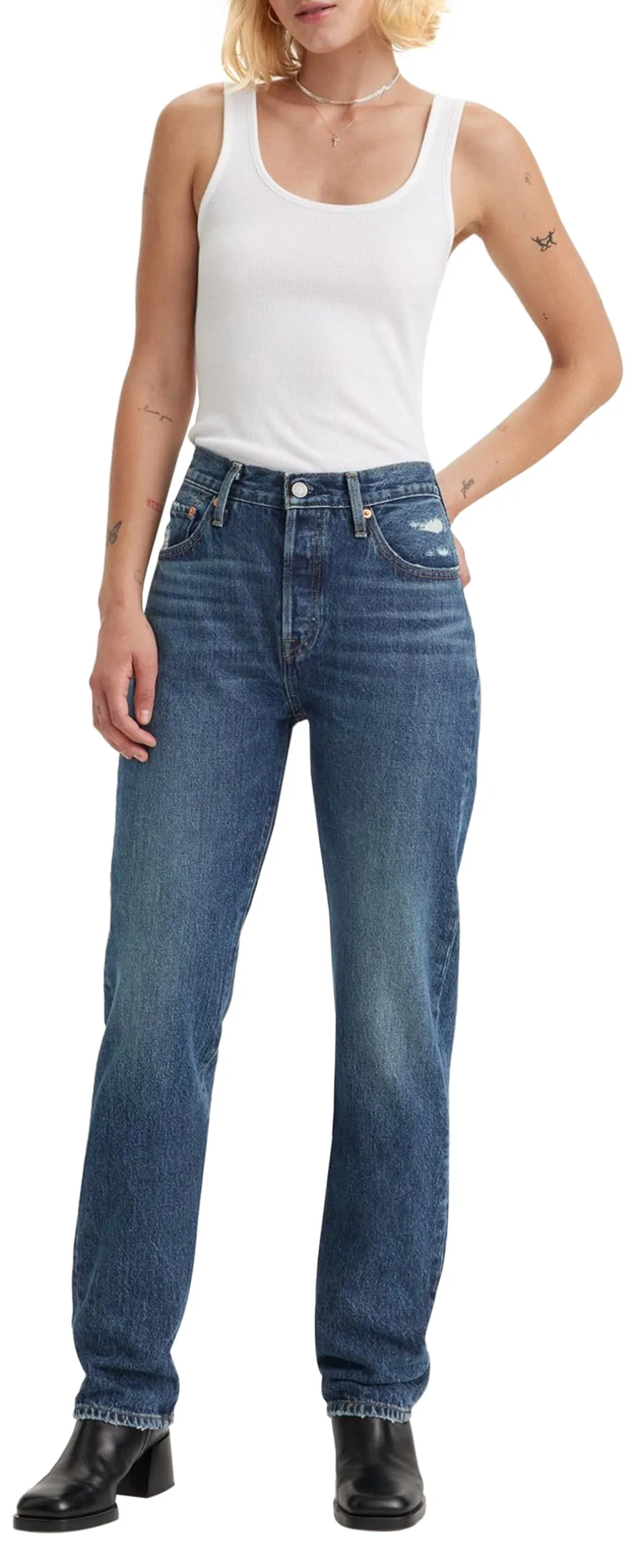 Levi's 501 Women's Jeans, Sunday Morning Sky, 23W / 32L - immagine 1