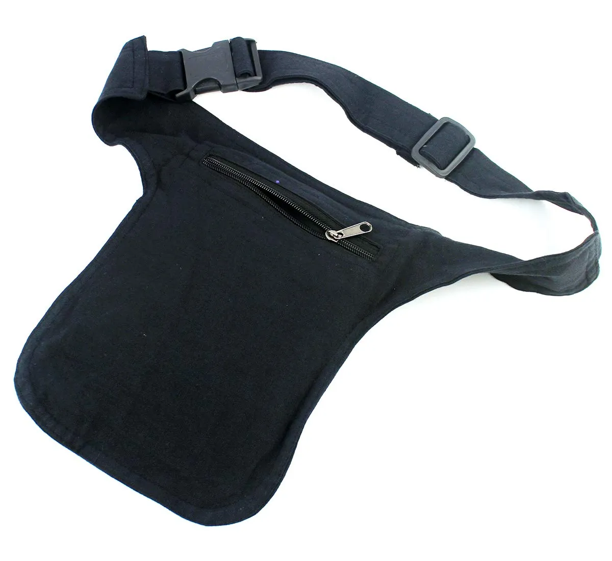 Furein Marsupio in Tessuto Motivi Etnici, 3 Tasche con Cerniera, Mb-1 Azul, Taglia Unica - immagine 2