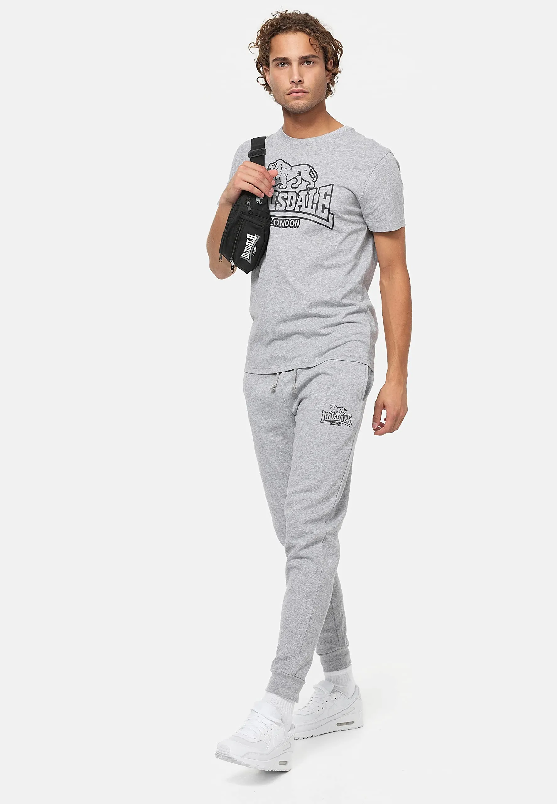 Lonsdale Marsupio Hip Nero/Grigio - immagine 2