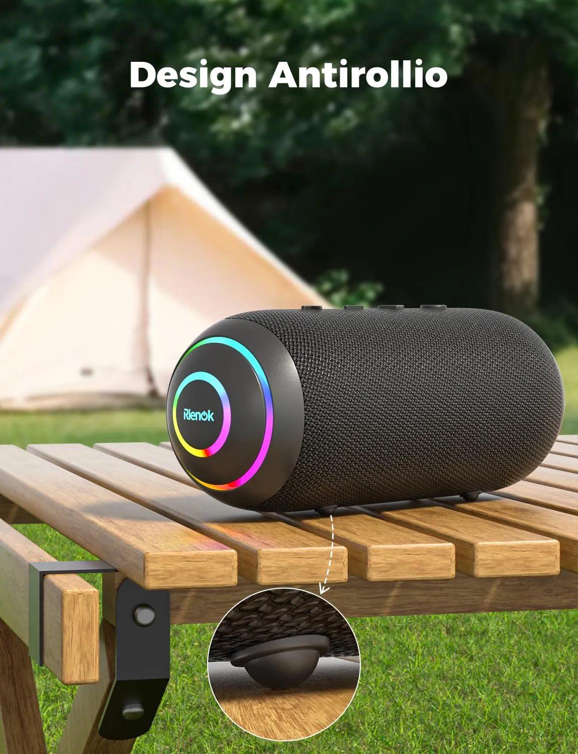 RIENOK S4 Max Cassa Bluetooth Portatile 40W Impermeabile IPX7 - immagine 8