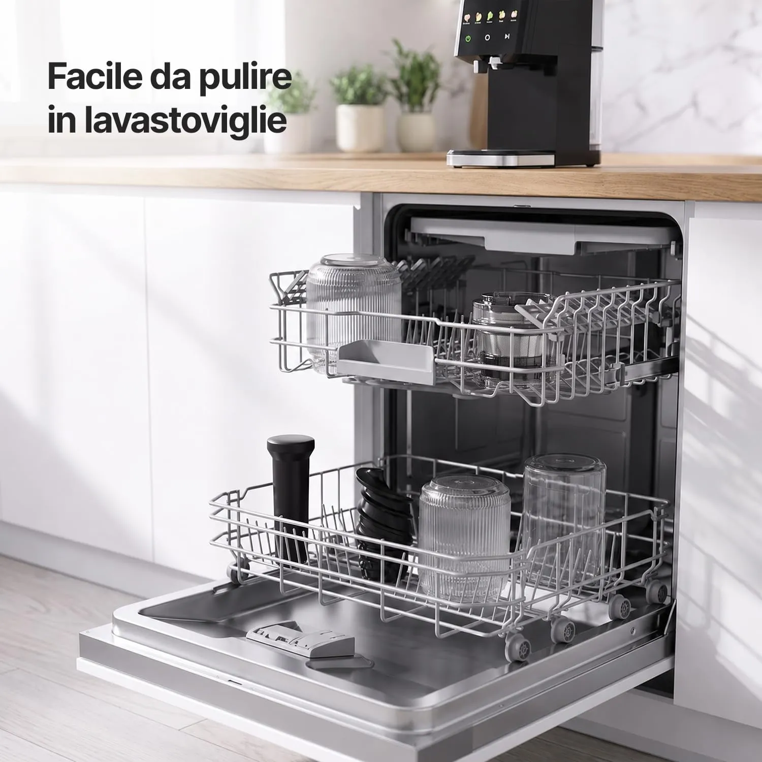 Olvy Slow Juicer Estrattore di Succo a Freddo JS8303S - immagine 10