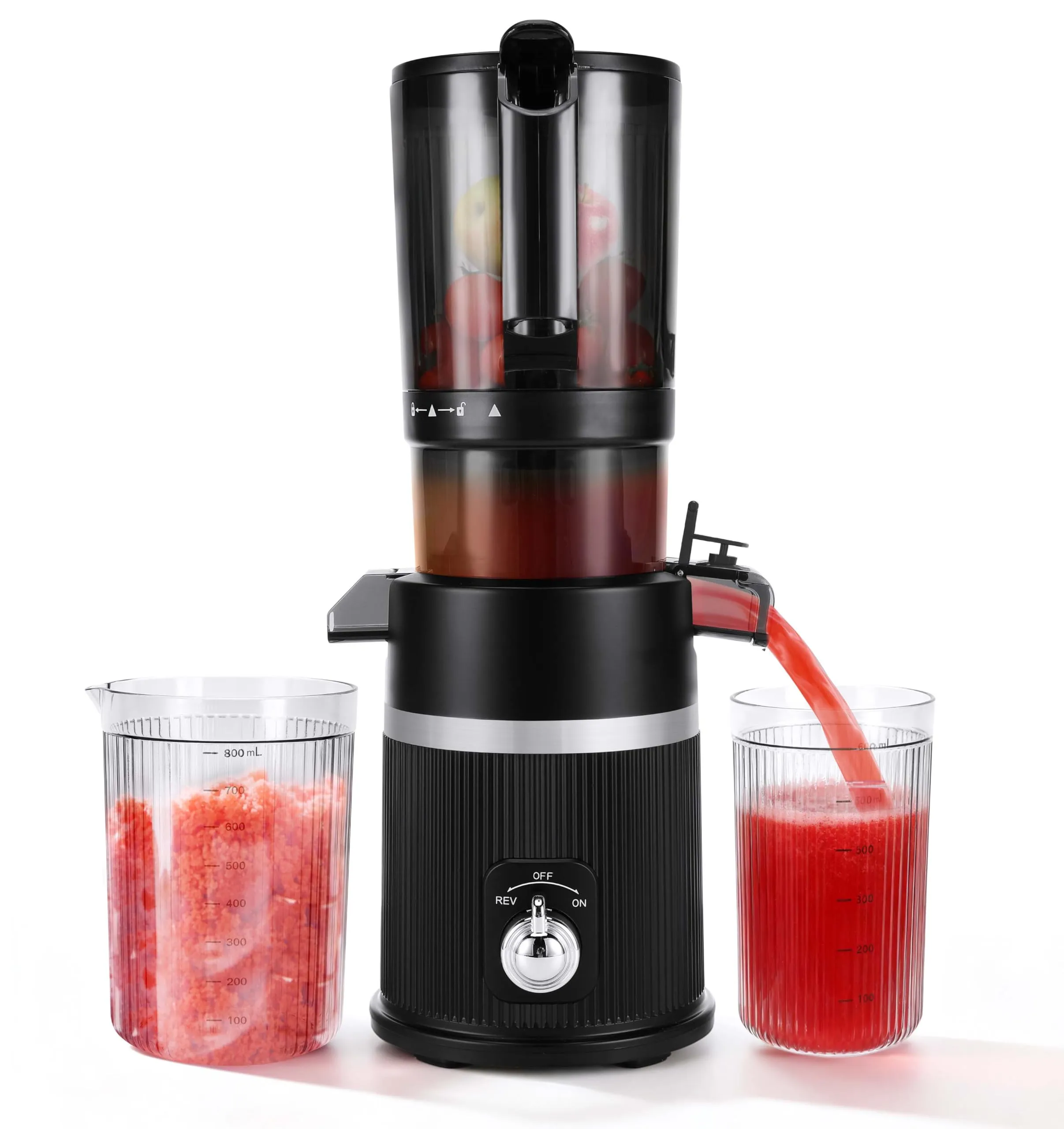 Dreamhigh Spremiagrumi Elettrico Professionale 200W, Slow Juicer con Bocca da 112mm, Senza BPA - immagine 1