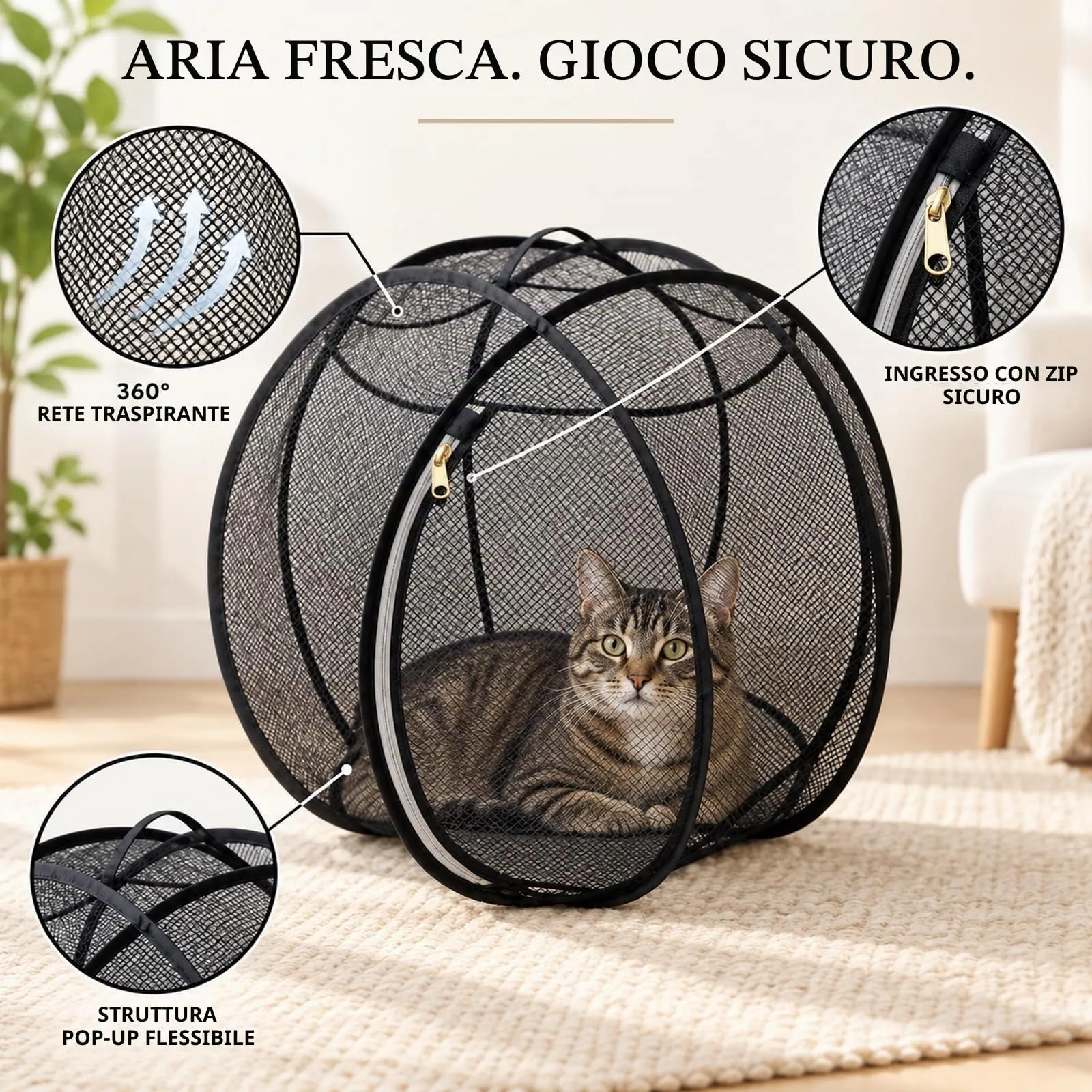 Generic Rolling Cat Hamster Ball Pop-Up Outdoor - immagine 3