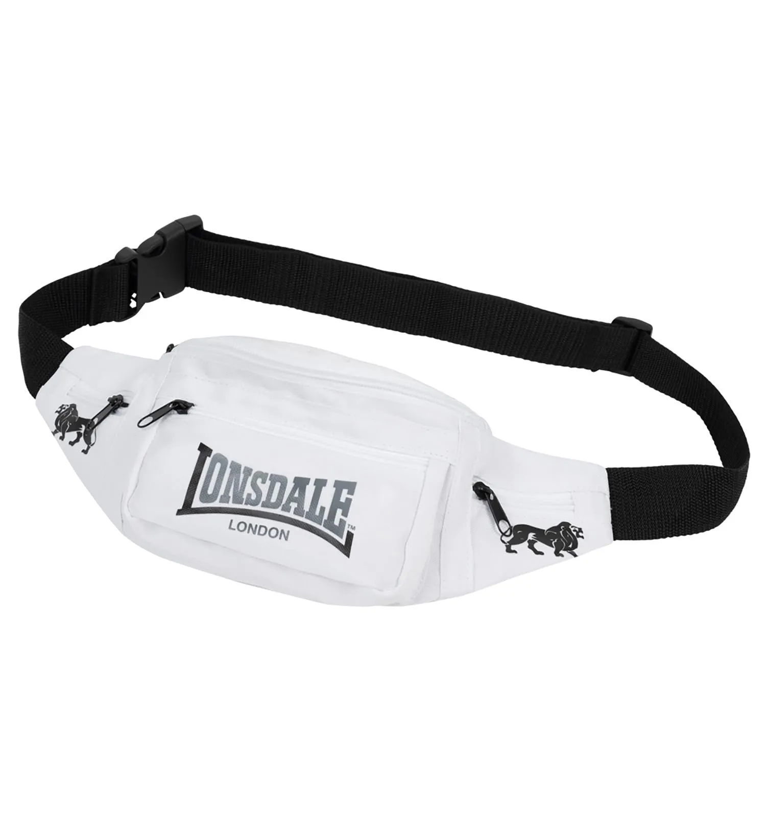 Lonsdale Hip Bag - White/Black/Cenere - One Size - immagine 1
