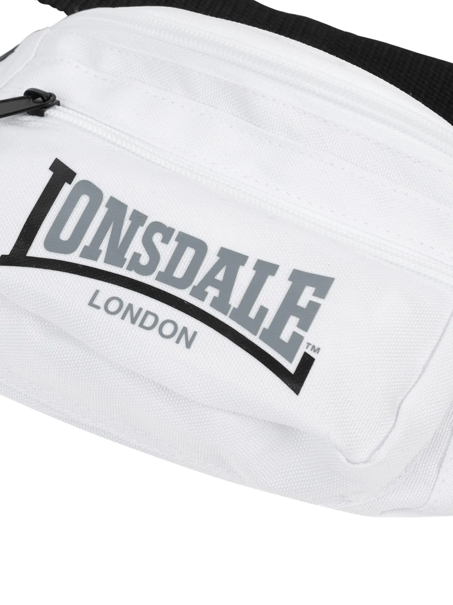Lonsdale Hip Bag - White/Black/Cenere - One Size - immagine 3