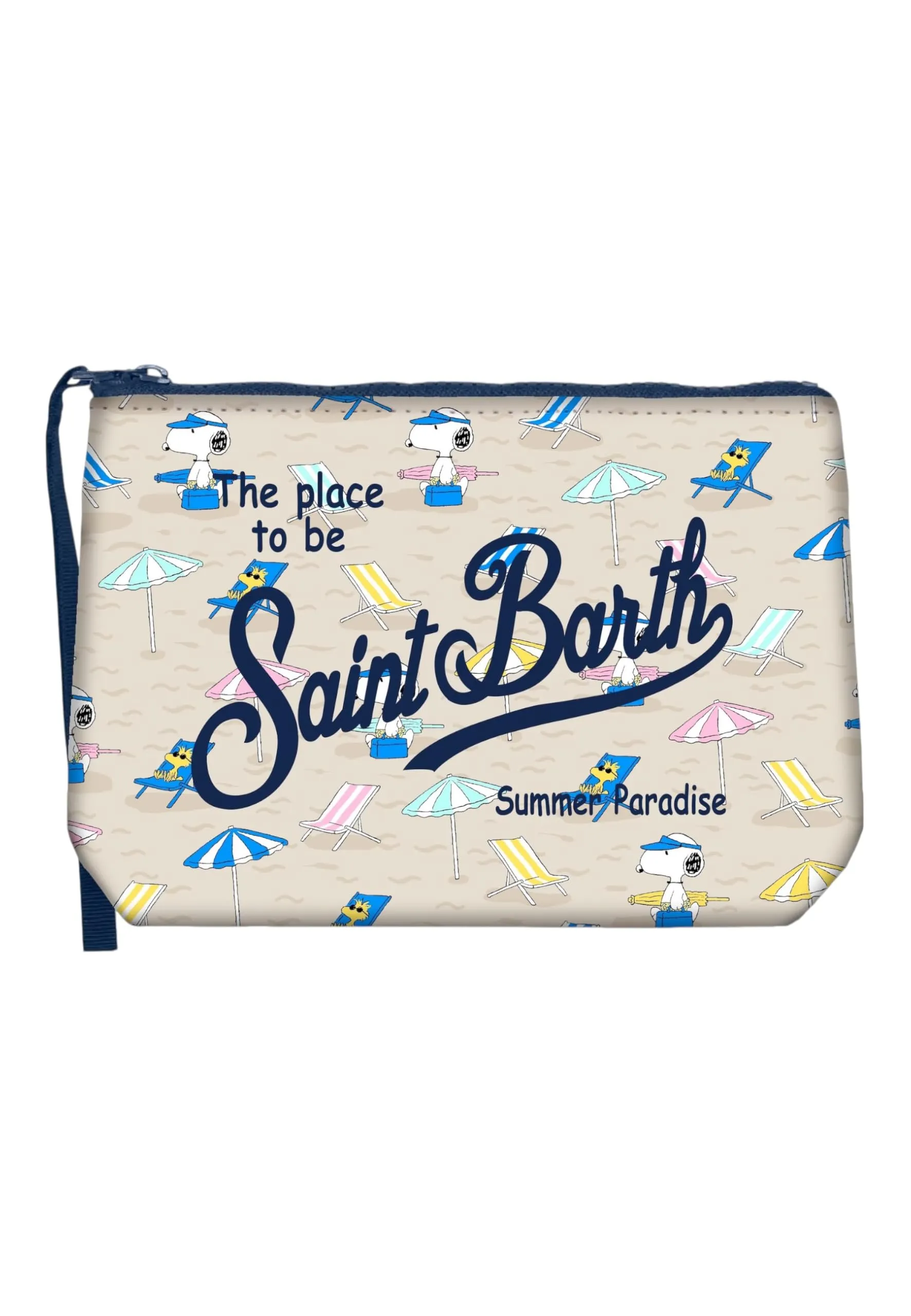 Saint Barth Pochette ALIN001-Snoopy Relax Gomma Beige Taglia Unica - immagine 1