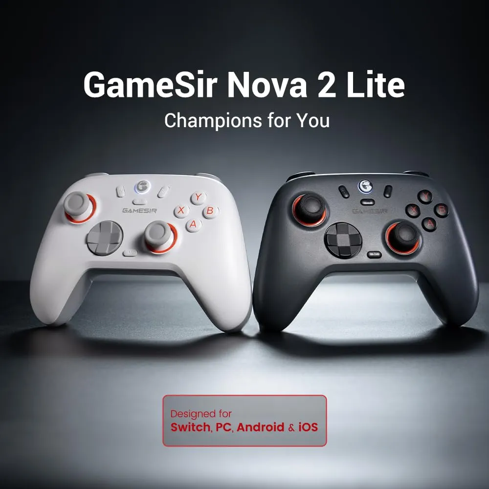 GameSir Nova Lite 2 Wireless Controller for PC, Switch, Android, iOS - immagine 2