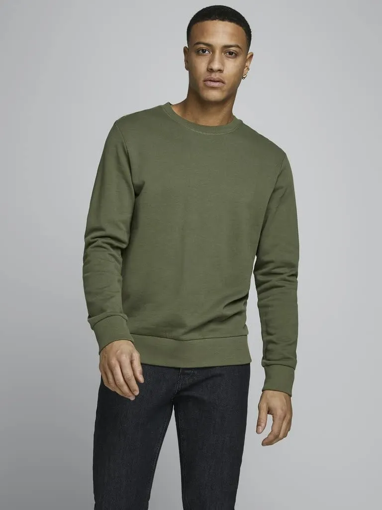 Jack & Jones Maglione da Uomo Verde Olive Night - S - immagine 3