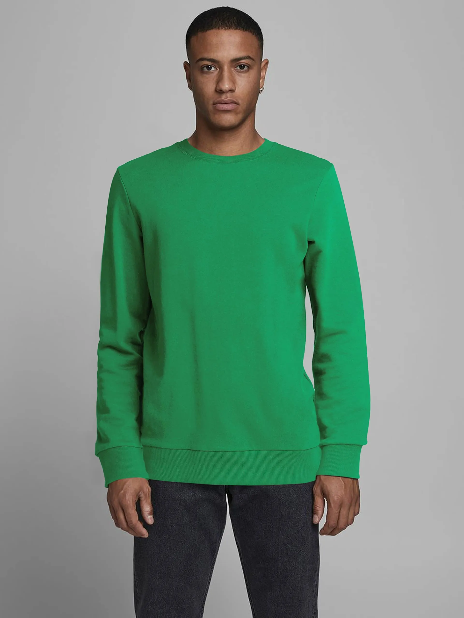 Jack & Jones Jjeholmen Noos 12136886 Felpa da uomo con girocollo, S - immagine 2