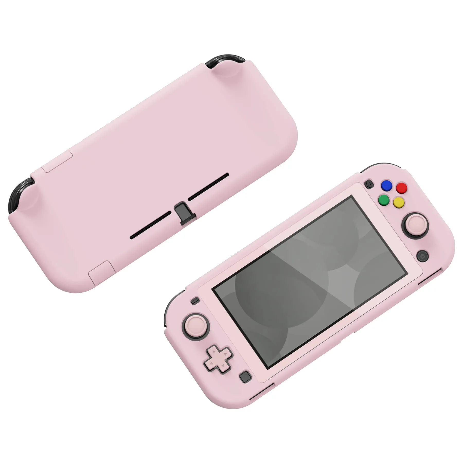 eXtremeRate PlayVital Cover Protettiva Rigida per Nintendo Switch Lite - Floreale, Rosa - immagine 8